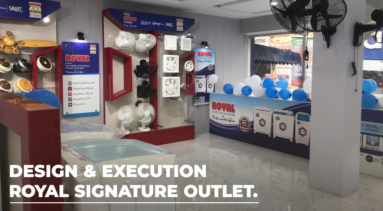 DESIGN AND EXECUTION ROYAL SIGNATURE OUTLET